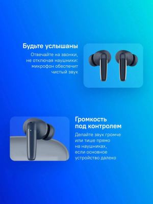 �������� TECNO Buds 4 BD04, Bluetooth, ���������������, ������ ����