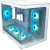 ������ XASTRA QR500M 6ARGB-FC-C6-UC White mATX/Aquarium/ 2 Curve Glass /1x360mm+1x240mm+1x120mm ARGB PWM FM fans/ Argb+PWM HUB 6port /Type-C/ QR500M-1FA36A-1FA24A-1FC12A-C6-UC-WH