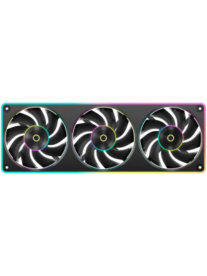 ���������� ��� ������� Ocypus Sigma F36 BK ARGB, 3x120x120x25mm, 4-PIN PWM, 500-2200 RPM, 36 DBA MAX, FLUID DYNAMIC BEARING