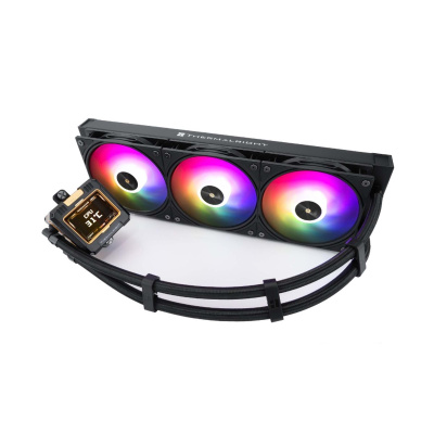 ������� ����������� ���������� Thermalright Frozen Warfram 360 Black ARGB, �������� 360 ��, 2000 ��/���, 23 ���, PWM, ������, ARGB ��������� (F-WFRAME-360-BL-ARGB)