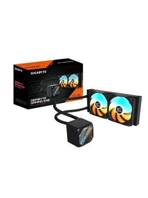���������� ������� ���������� GIGABYTE Gaming GME 240 2 x 120mm ARGB Fan, LGA 1200, LGA 1700, LGA 1851, AM5, AM4