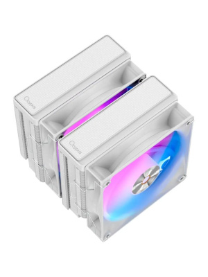����� Ocypus Delta A62 WH ARGB, 2x120mm ARGB FAN, Top Panel, 6 HEAT PIPES, 4-PIN PWM, 500-2000 RPM, 29DBA, HYDRO BEARING, LGA115X/1200/1700/18XX, AM4/AM5
