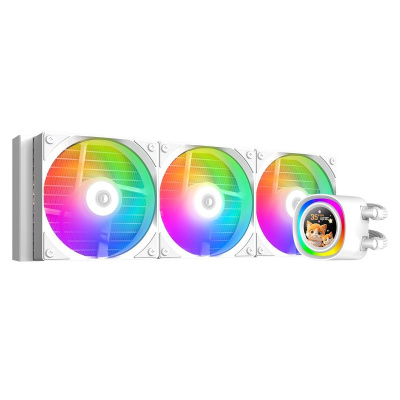 ������� ����������� ���������� ID-COOLING FX360 LCD WHITE , �����, retail