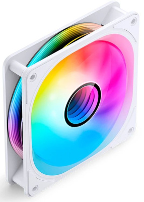 ����� ��� �������/ Case Cooler FR-606WR Reverse (120x120x25mm, 4-pin PWM, ARGB, 35.99CFM, 26.5dBA, 1500RPM, White)