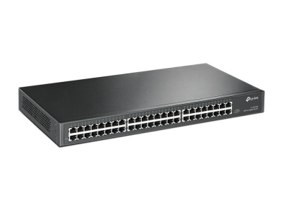 ���������� TL-SG1048 Tp-Link TL-SG1048 48 ������ RJ45 10/100/1000 ����/�, 1U 19-�������� ����������� � ������ �������� ������