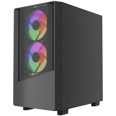 ������ Powercase Mistral Micro A15B, Tempered Glass, 3x120mm FRGB fan, ������, mATX  (CMMA15B-L3)