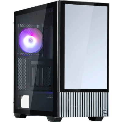 ������ MidiTower Zalman Z10 DS black (mATX, ��� ��, ARGB, USB Type-A + USB Type-C) (Zalman M4 Black)