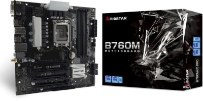 ����������� ����� Biostar B760MXC Pro, LGA 1700, Intel B760, mATX, Ret