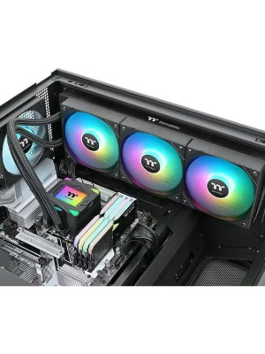������� �������� ���������� Thermaltake LA360 ARGB Soc-AM5/AM4/1200/1700/1851 ������ 4-pin 38.35dB Al+Cu Ret (CL-W459-PL12SW-A)