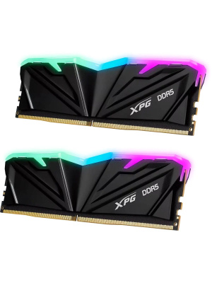 ����������� ������ ADATA ARMAX RGB DDR5 DIMM 32GB 6400MHz 2*16GB 32-39-39 1.4V BLACK DUAL COLOR BOX