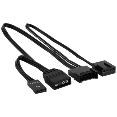 ���������� Aerocool Eclipse, Addressable RGB LED, 120x120x25��, 6-PIN + 4-PIN PWM