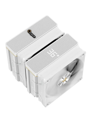 ����� Ocypus Iota A62 WH, 2x120mm FAN, Display Panel, 6 HEAT PIPES, 4-PIN PWM, 500-2000 RPM, 29DBA, FDB, LGA115X/1200/1700/18XX, AM4/AM5