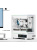 ������ Thermalright M10 Vision FAN4-C, Mini-Tower, TG, LCD, 4x120mm ARGB, 2xUSB-A 3.0, 1xUSB Type-C, mATX, mITX White