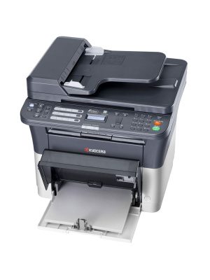 ��� Kyocera FS-1125MFP A4, ��������, �����-�����, 25���/���, 600dpi, 390���, 64��, 40���, USB/Ethernet, 1000���/��������, (1102M73DZ2)