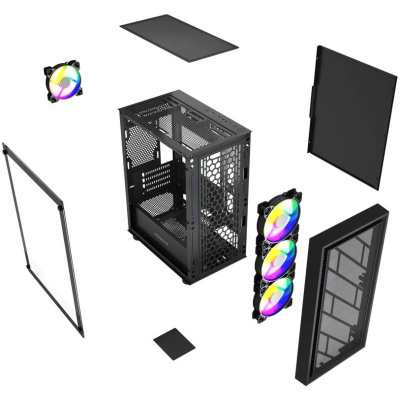  ������ Powercase Mistral Micro EM16 Black (CMMEM16B-L4)