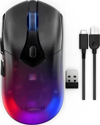 ���� Lenovo Legion M410 Wireless RGB Gaming ������ ���������� 16000dpi �������. BT/Radio USB 5but (GY51P83012)