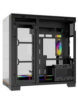 ������ Thermalright TR-A70 ARGB FAN5-M / Black / TG / 5 x120mm ARGB PWM Fans / ARGB Strip / USB TYPE-C / ATX  / TRA70AF5MB