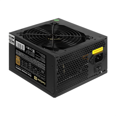Exegate EX292159RUS-OEM ���� ������� 400W ExeGate 80 PLUS� Bronze 400PPH-OEM (ATX, APFC, ��� 88% (80 PLUS Bronze), 12cm fan, 20+4pin, 4+4pin, 2xPCI-E, 5xSATA, 3xIDE, Box, black