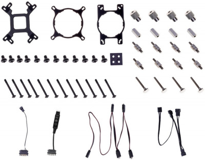 ������� ����������� ���������� ID-COOLING AURAFLOW X 360 SNOW