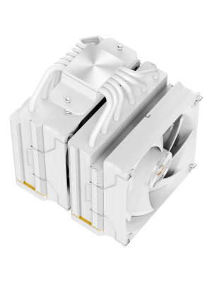 ����� Ocypus Iota A62 WH, 2x120mm FAN, Display Panel, 6 HEAT PIPES, 4-PIN PWM, 500-2000 RPM, 29DBA, FDB, LGA115X/1200/1700/18XX, AM4/AM5