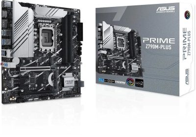 ����������� ����� ASUS PRIME Z790M-PLUS, LGA 1700, Intel Z790, mATX, Ret 90MB1E70-M1EAY0