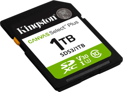 ���� ����� SDXC 1TB Kingston SDS3/1TB Canvas Select Plus w/o adapter