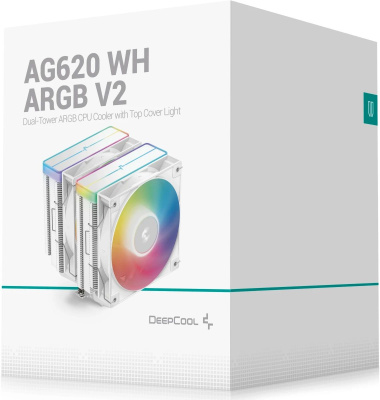 ����� ��� ���������� Deepcool AG620 Wh V2 ARGB, 4-pin, 260W, ����� Ret (R-AG620-WHAMMN-GJD)