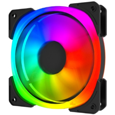 ���������� ��� ������� Powercase M21-14 ARGB Black, Bulk