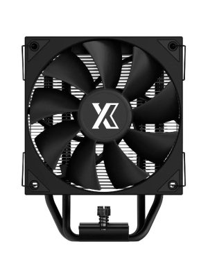 ����� XASTRA AR400 DIGITAL BK LGA1851/1700/1200/115X/AM5/AM4 (TDP 220W, 4 ����.������ , PWM FAN 120mm black , top cover with display, black heatsink ) RET