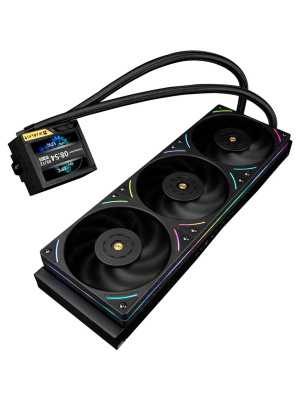 ������� �������� ���������� Thermalright Mjolnir Vision 360 UB Pro ARGB Black / 3x120mm ARGB PWM Fans / TRMV360UBPROAB