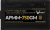 Блок питания Formula ATX 750W APMM-750GM Gen.5 80+ gold (20+4pin) APFC 120mm fan 8xSATA Cab Manag RTL Блок питания Formula ATX 750W APMM-750GM Gen.5 80+ gold (20+4pin) APFC 120mm fan 8xSATA Cab Manag RTL