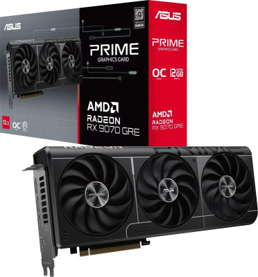 ���������� ASUS PRIME AMD Radeon RX 9070 GRE EVO OC 12GB (PRIME-RX9070GRE-O12G-EVO) 90YV0PP0-M0NA00