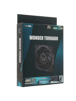 ����� ��� ������� Scythe Wonder Tornado 120 (120x120x26mm, 4-pin PWM, 75.17CFM, 35.57dBA, 2500RPM, Black)