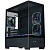 ������ XASTRA Q500M 6ARGB-FG-C10-UC Black mATX/Aquarium/Screewless/ 6x120mm ARGB PWM FG fans/Argb+PWM HUB 10port/ Type-C/ Q500M-6FG12A-C10-UC