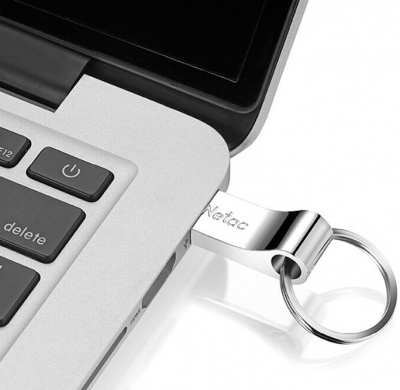 USB Flash ���������� 8Gb Netac U275 Silver USB Flash, 8 ��, USB 2.0