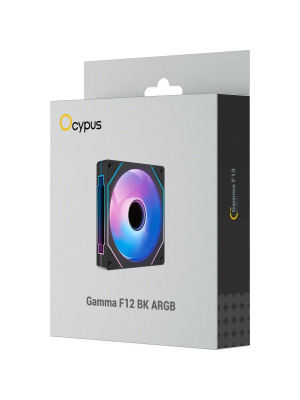 ���������� ��� ������� Ocypus Gamma F12 BK ARGB, 120x120x25mm, 4-PIN PWM, 800-1600 RPM, 31 DBA MAX, HYDRO BEARING