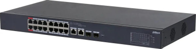 ���������� Dahua DH-CS4218-16ET-190 2x�����(1000BASE-T/SFP) �����������