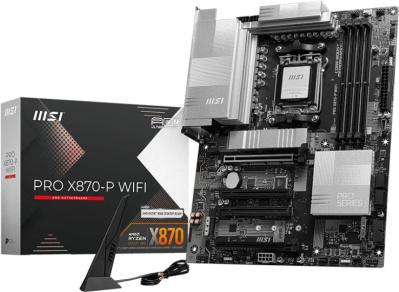 ����������� ����� MSI PRO X870-P WIFI, SocketAM5, AMD X870, ATX, Ret