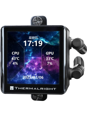 ������� �������� ���������� Thermalright Frozen Vision 360 V2 ARGB Soc-AM5/AM4/1200/1700/1851 ������ 4-pin 28dB Al LCD Ret (F-VISION-360-BL-ARGB-V2)