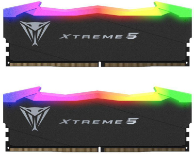 ������ 2x16Gb Patriot Viper XTREME RGB PVXR532G78C38K, DDR5, 7800MHz, PC5-62400, CL38, DIMM 288-pin, 1.45 �, Ret