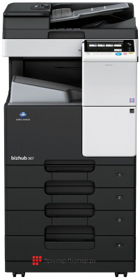 ��� Konica-Minolta bizhub 367 (�3, �/�, 36 ppm, 2GB, HDD 250GB, Duplex, USB 2.0, Gigabit Ethernet, ����� 2�500�, ��� ������, ��� ������), ������. ��������� ������������ ��� 