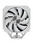 ����� upHere UP1TC6 White / 6HPx6mm, 250W TDP, single tower, 1x120mm fan, 600-1650RPM, 68 CFM, 25dBA, ARGB cover / UP1TC6