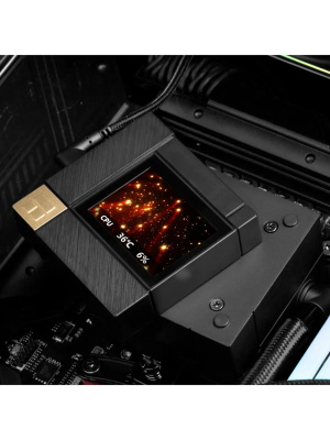 ��� Thermalright Core Matrix 240 Vision (240mm, LED, Black, ARGB/ Fans: 2x120mm, 68.9CFM, 28.2dBA, 2000RPM/ Pump height 64.4mm, Rad thickness 27mm/ S: 1700, 1200, 1851, 115X, AM5, AM4)