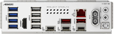 ����������� ����� GigaByte X870 Aorus Stealth ICE, Socket AM5, AMD X870, ATX, Ret