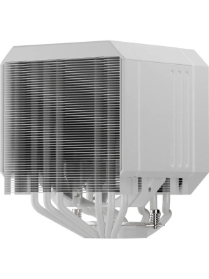 ����� upHere UP2TC6 White / 6HPx6mm, 265W TDP, dual tower, 2x120mm fans, 600-1650RPM, 68 CFM, 25dBA, ARGB cover / UP2TC6