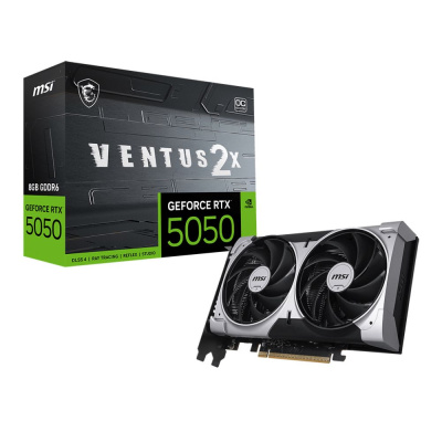 ���������� MSI NVIDIA GeForce RTX 5050 Ventus 2X OC 8GB GDDR6, OC, Ret