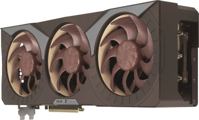 ���������� ASUS NVIDIA GeForce RTX 5080 Noctua Edition OC 16GB (RTX5080-O16G-NOCTUA), GDDR7, OC, Ret (90YV0M32-M0NA00)