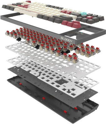 ���������� A4Tech Bloody WS87 ������������ �����/������� USB for gamer LED (WS87)