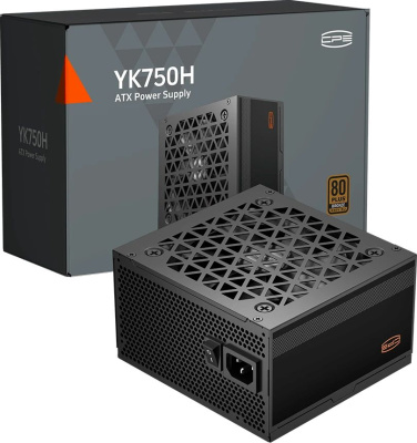 ���� ������� 750W PCcooler YK750H, 80+ Bronze, ������, retail (P3-YK750H-B1H)