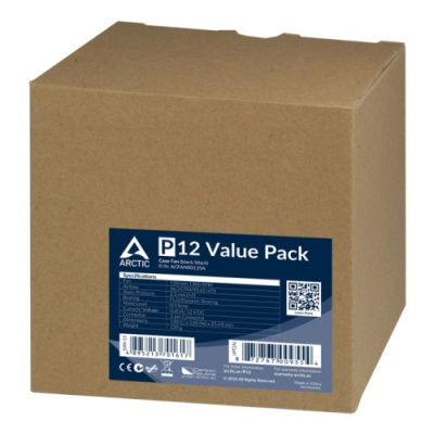 ����������� ��� ������� ARCTIC P12 Value pack (black/black) ( 5pc) (ACFAN00135A)